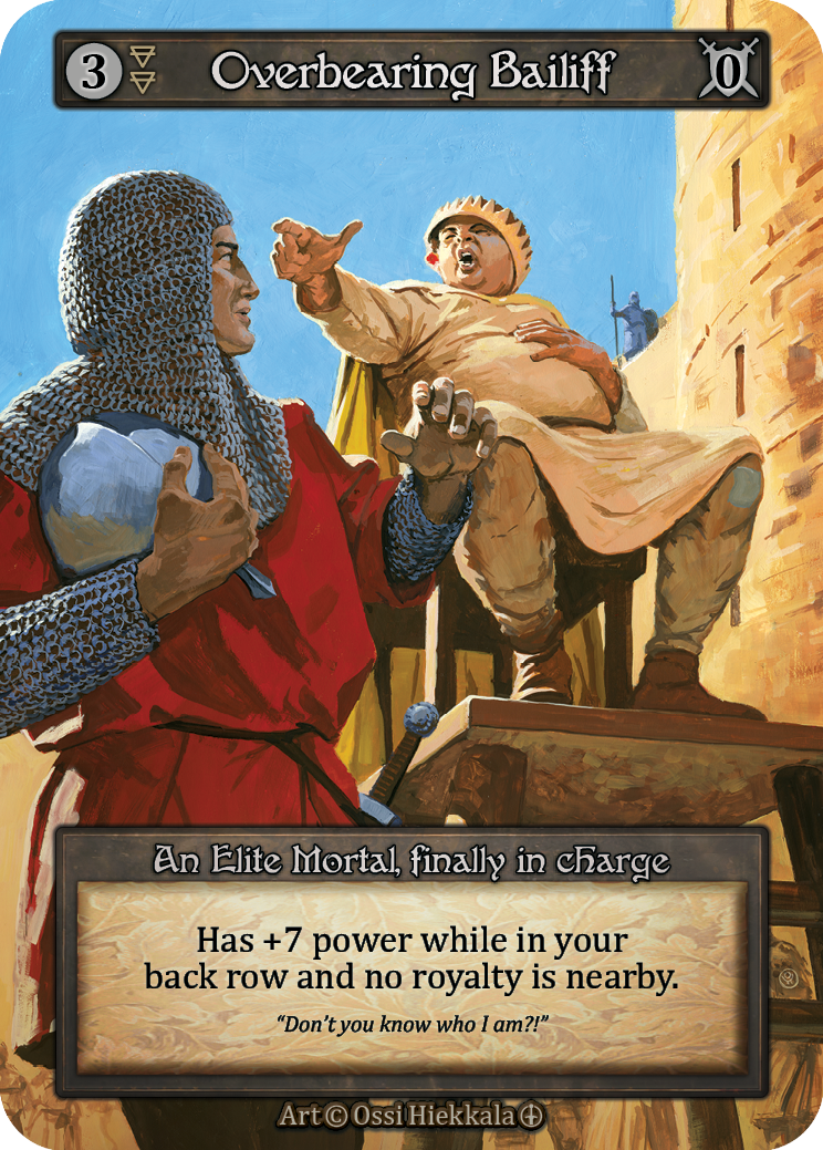 Overbearing Bailiff - Arthurian Legends - Sorcery: Contested Realm TCG - Arthurian Legends - Anglais (EN) - OCCASION
