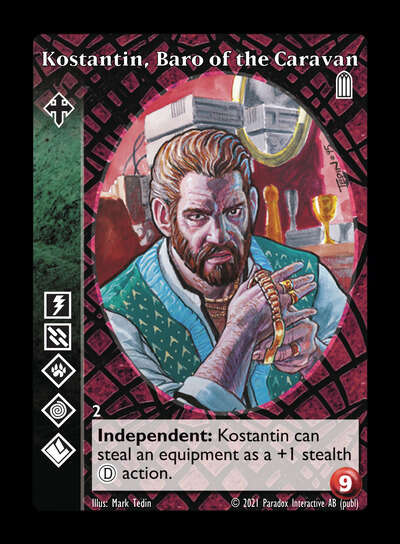 Kostantin, Baro of the Caravan [Legacy III set] - VTES CCG
