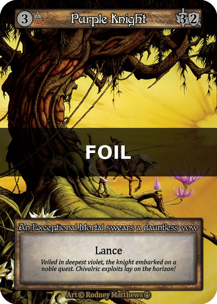 Purple Knight - Arthurian Legends - Sorcery: Contested Realm TCG - Arthurian Legends - Anglais (EN) - OCCASION