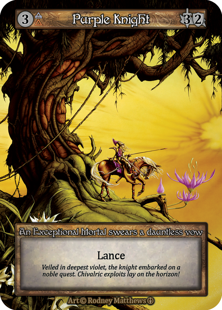 Purple Knight - Arthurian Legends - Sorcery: Contested Realm TCG - Arthurian Legends - Anglais (EN) - OCCASION