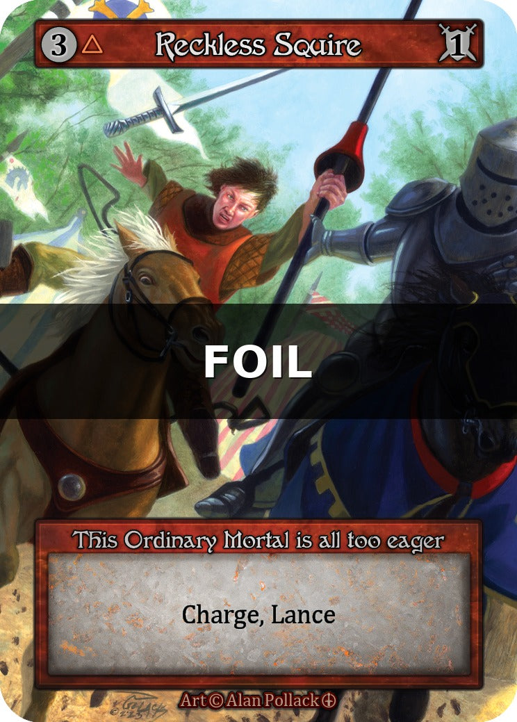 Reckless Squire - Arthurian Legends - Sorcery: Contested Realm TCG - Arthurian Legends - Anglais (EN) - OCCASION