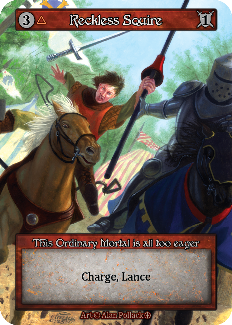 Reckless Squire - Arthurian Legends - Sorcery: Contested Realm TCG - Arthurian Legends - Anglais (EN) - OCCASION
