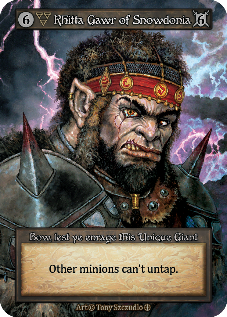 Rhitta Gawr of Snowdonia - Arthurian Legends - Sorcery: Contested Realm TCG - Arthurian Legends - Anglais (EN) - OCCASION
