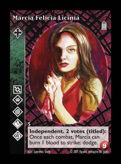 Marcia Felicia Licinia [Legacy III set] - VTES CCG