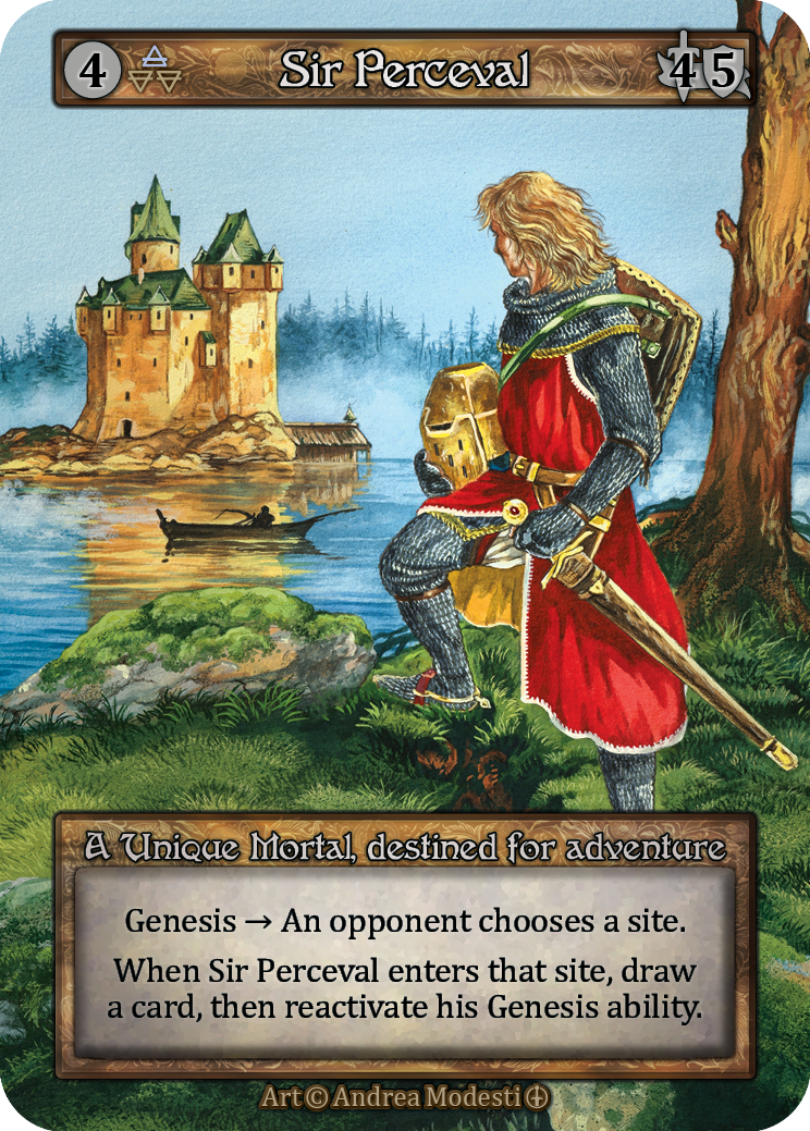 Sir Perceval - Arthurian Legends - Sorcery: Contested Realm TCG - Arthurian Legends - Anglais (EN) - OCCASION