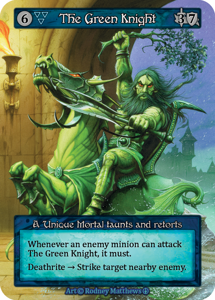 The Green Knight - Arthurian Legends - Sorcery: Contested Realm TCG - Arthurian Legends - Anglais (EN) - OCCASION