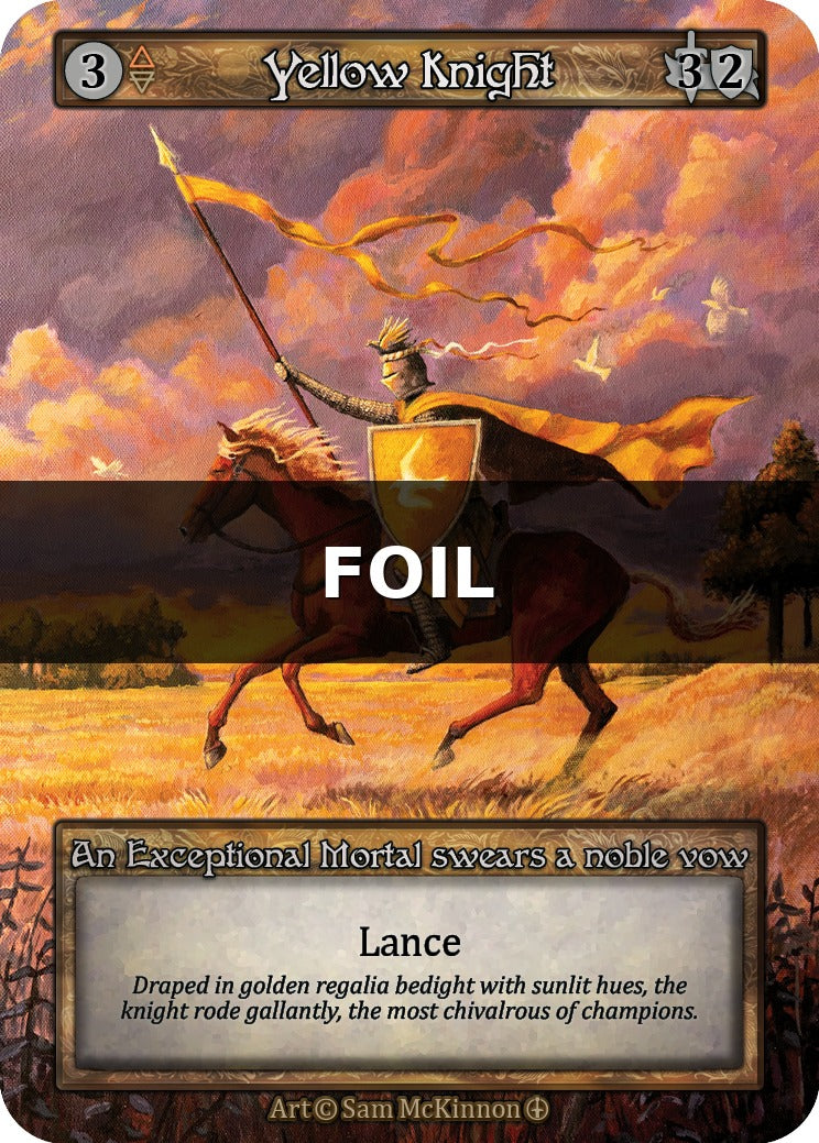 Yellow Knight - Arthurian Legends - Sorcery: Contested Realm TCG - Arthurian Legends - Anglais (EN) - OCCASION