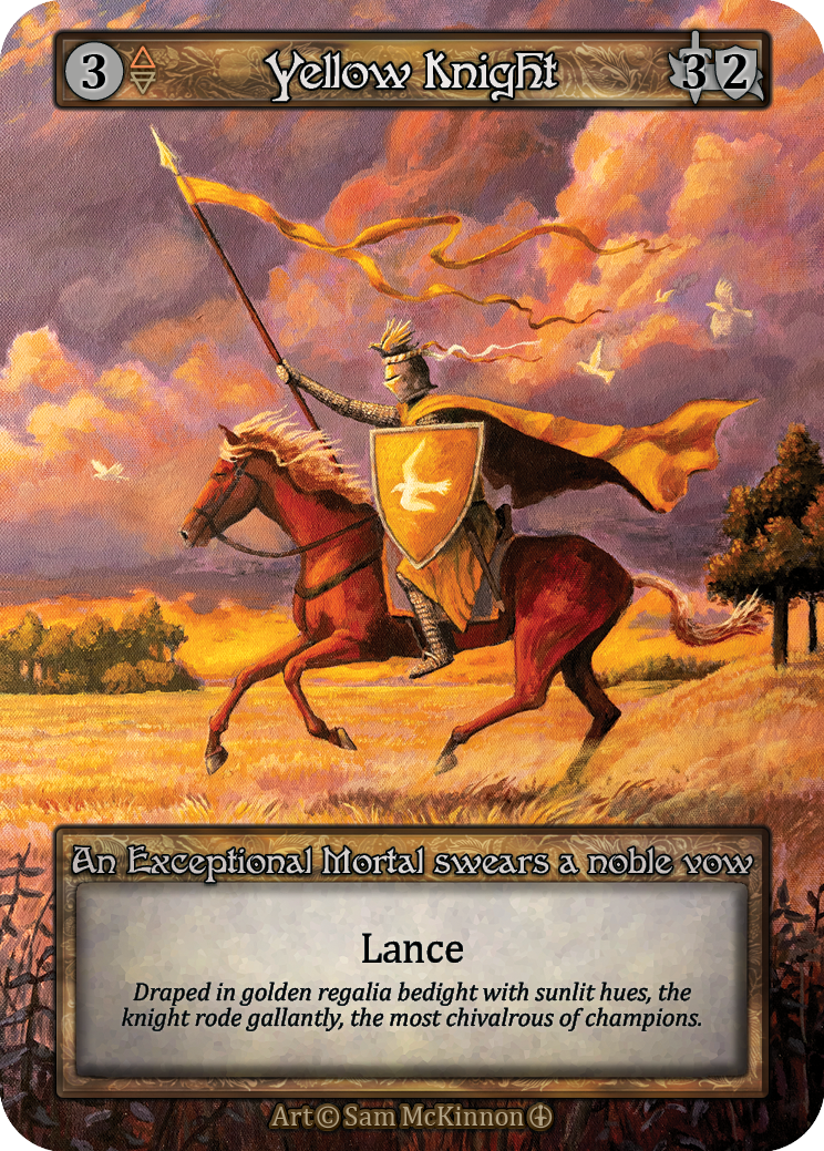 Yellow Knight - Arthurian Legends - Sorcery: Contested Realm TCG - Arthurian Legends - Anglais (EN) - OCCASION