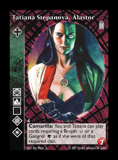 Tatiana Stepanova, Alastor [Legacy III set] - VTES CCG