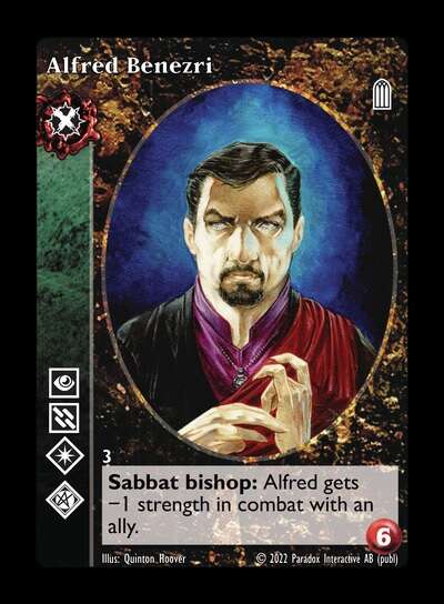 Alfred Benezri [Legacy IV set] - VTES CCG