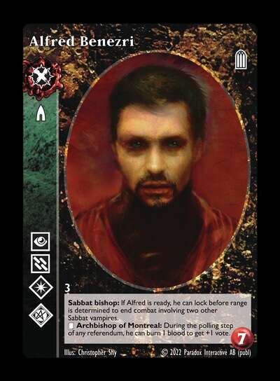Alfred Benezri [Legacy IV set] - VTES CCG