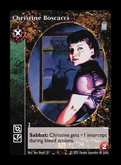 Christine Boscacci [Legacy IV set] - VTES CCG