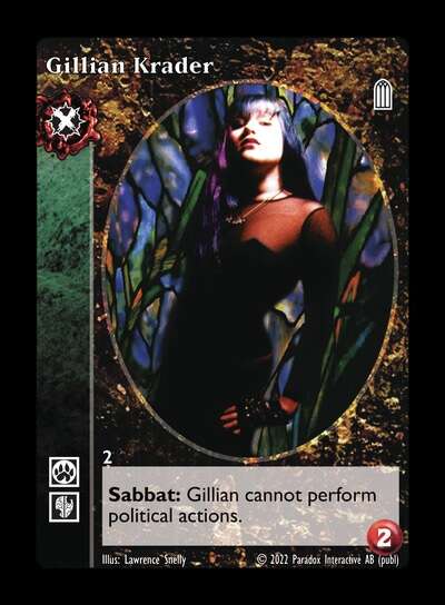 Gillian Krader [Legacy IV set] - VTES CCG