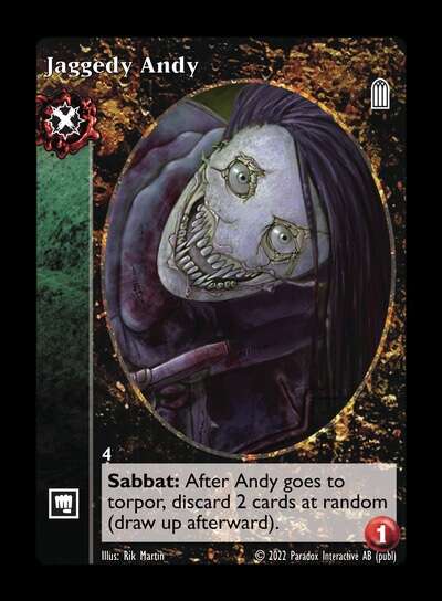 Jaggedy Andy [Legacy IV set] - VTES CCG - Vampire:The Eternal Struggle - VTES Legacy IV - Anglais (EN) - OCCASION
