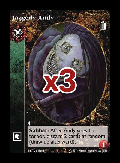 Jaggedy Andy [Legacy IV set] - VTES CCG