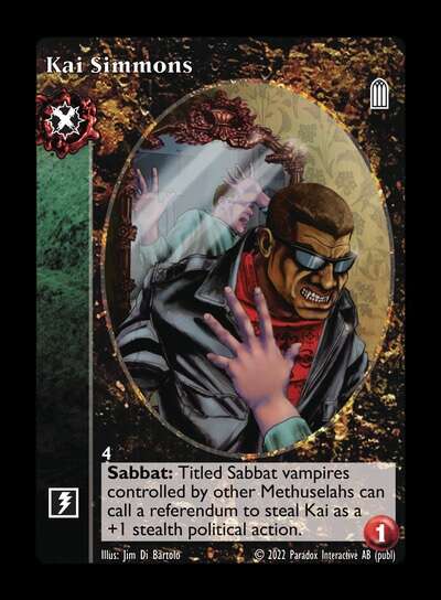 Kai Simmons [Legacy IV set] - VTES CCG
