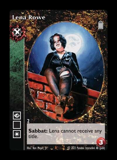 Lena Rowe [Legacy IV set] - VTES CCG