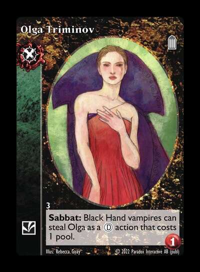 Olga Triminov [Legacy IV set] - VTES CCG