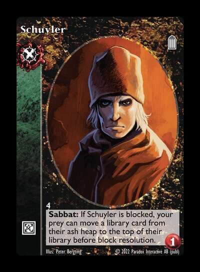 Schuyler [Legacy IV set] - VTES CCG