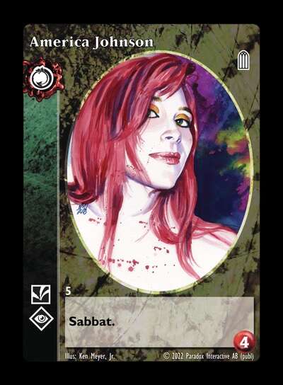 America Johnson [Legacy IV set] - VTES CCG