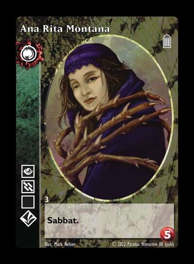 Ana Rita Montaña [Legacy IV set] - VTES CCG