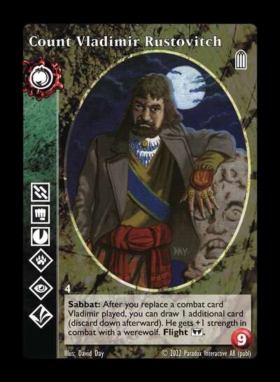 Count Vladimir Rustovitch [Legacy IV set] - VTES CCG