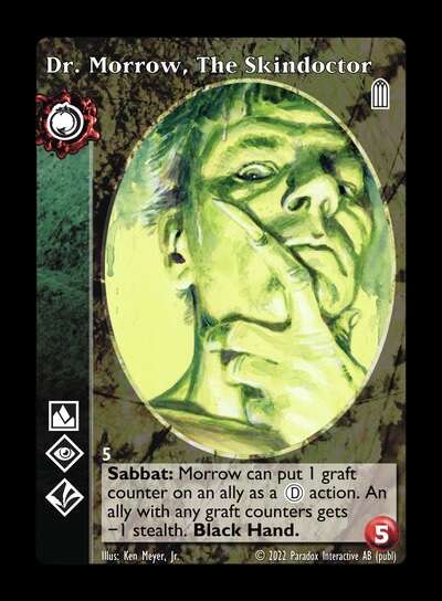 Dr. Morrow, The Skindoctor [Legacy IV set] - VTES CCG