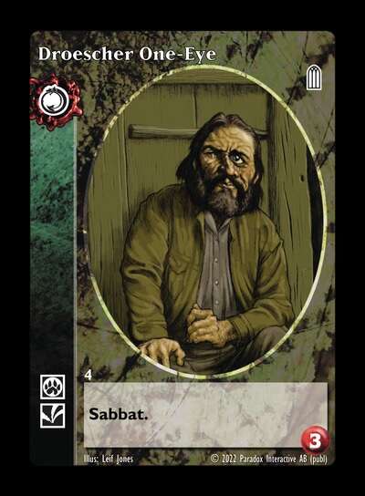Droescher One-Eye [Legacy IV set] - VTES CCG