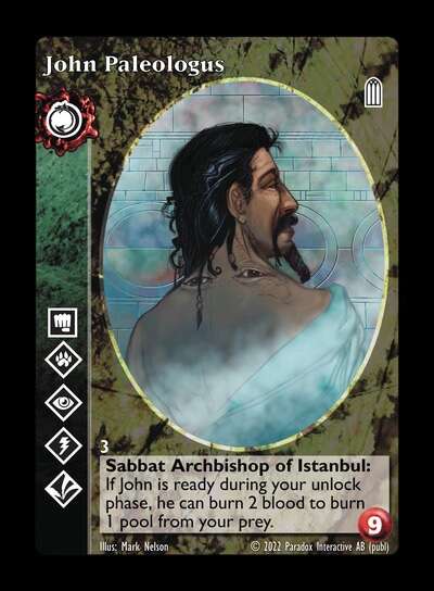 John Paleologus [Legacy IV set] - VTES CCG