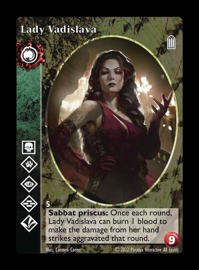 Lady Vadislava [Legacy IV set] - VTES CCG