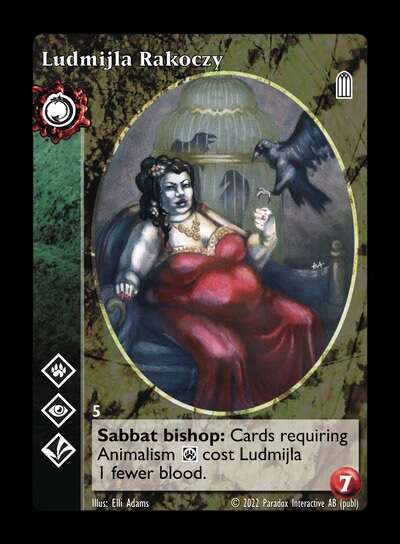 Ludmijla Rakoczy [Legacy IV set] - VTES CCG