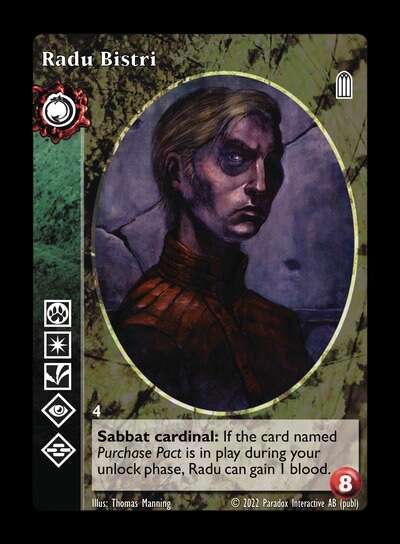 Radu Bistri [Legacy IV set] - VTES CCG