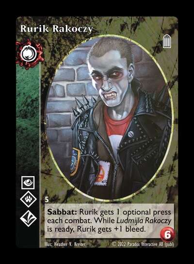Rurik Rakoczy [Legacy IV set] - VTES CCG