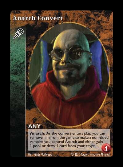 Anarch Convert [Legacy IV set] - VTES CCG