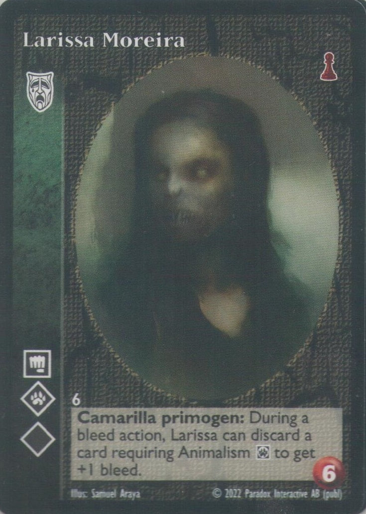 Larissa Moreira [NB set] - VTES CCG - Vampire:The Eternal Struggle - New Blood - Anglais (EN) - OCCASION