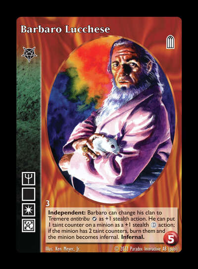 Barbaro Lucchese [Legacy V set] - VTES CCG