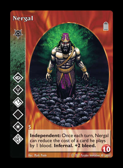 Nergal (Advanced) [Legacy V set] - VTES CCG