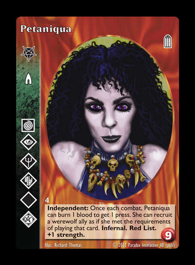 Petaniqua (Advanced) [Legacy V set] - VTES CCG