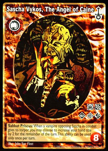 Sascha Vykos, The Angel of Caine [PROMO set] - VTES CCG