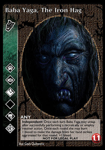 Baba Yaga, the Iron Hag [PROMO set] - VTES CCG