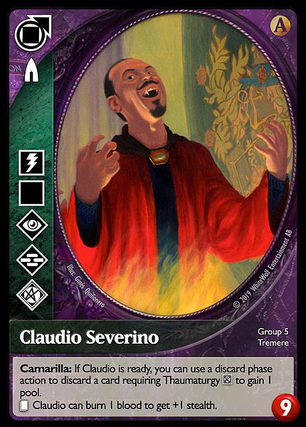 Claudio Severino (Advanced) [PROMO set] - VTES CCG