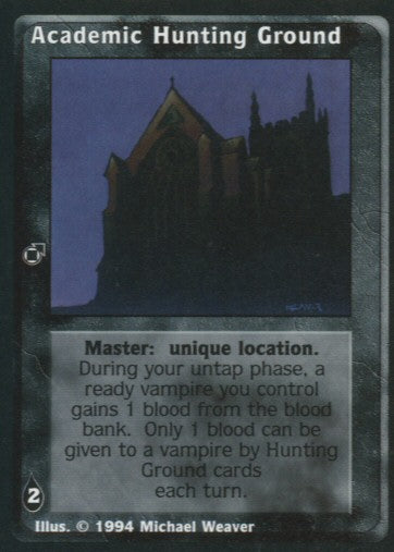 Academic Hunting Ground [Jyhad set] - VTES CCG