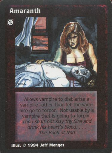 Amaranth [Jyhad set] - VTES CCG