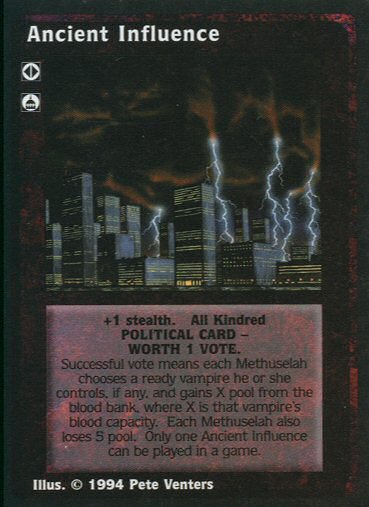 Ancient Influence [Jyhad set] - VTES CCG