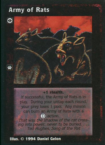 Army of Rats [Jyhad set] - VTES CCG