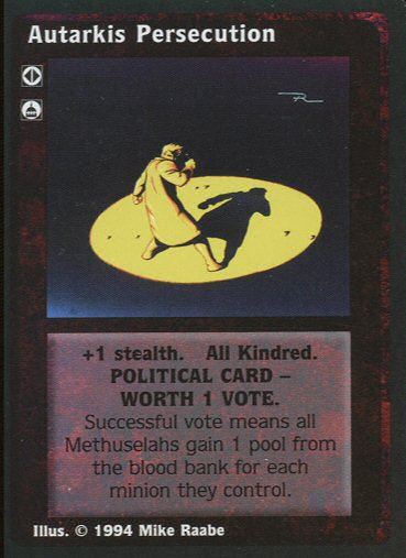 Autarkis Persecution [Jyhad set] - VTES CCG