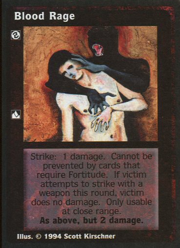 Blood Rage [Jyhad set] - VTES CCG