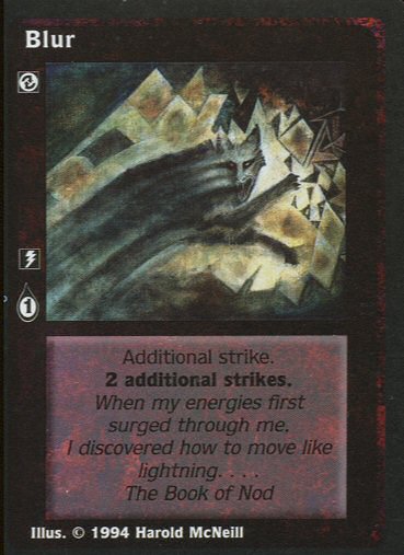 Blur [Jyhad set] - VTES CCG