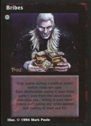 Bribes [Jyhad set] - VTES CCG