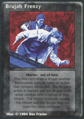 Brujah Frenzy [Jyhad set] - VTES CCG